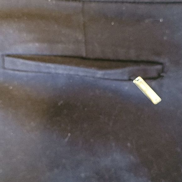 Anne Klein Crop Ankle Dress Pants Straight Leg Mid Waist Rise Pockets Tab Accent - Picture 10 of 16